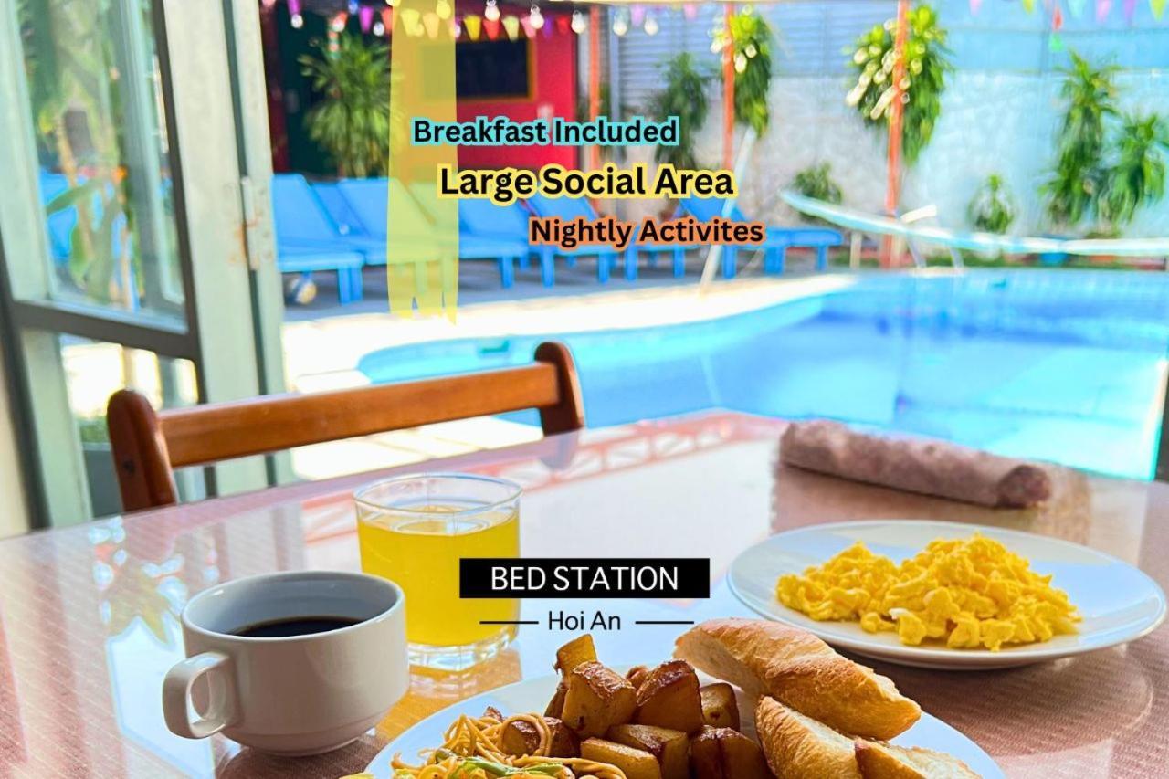 Bed Station Hostel & Pool Bar Hoi An " Former Sunflower" ภายนอก รูปภาพ