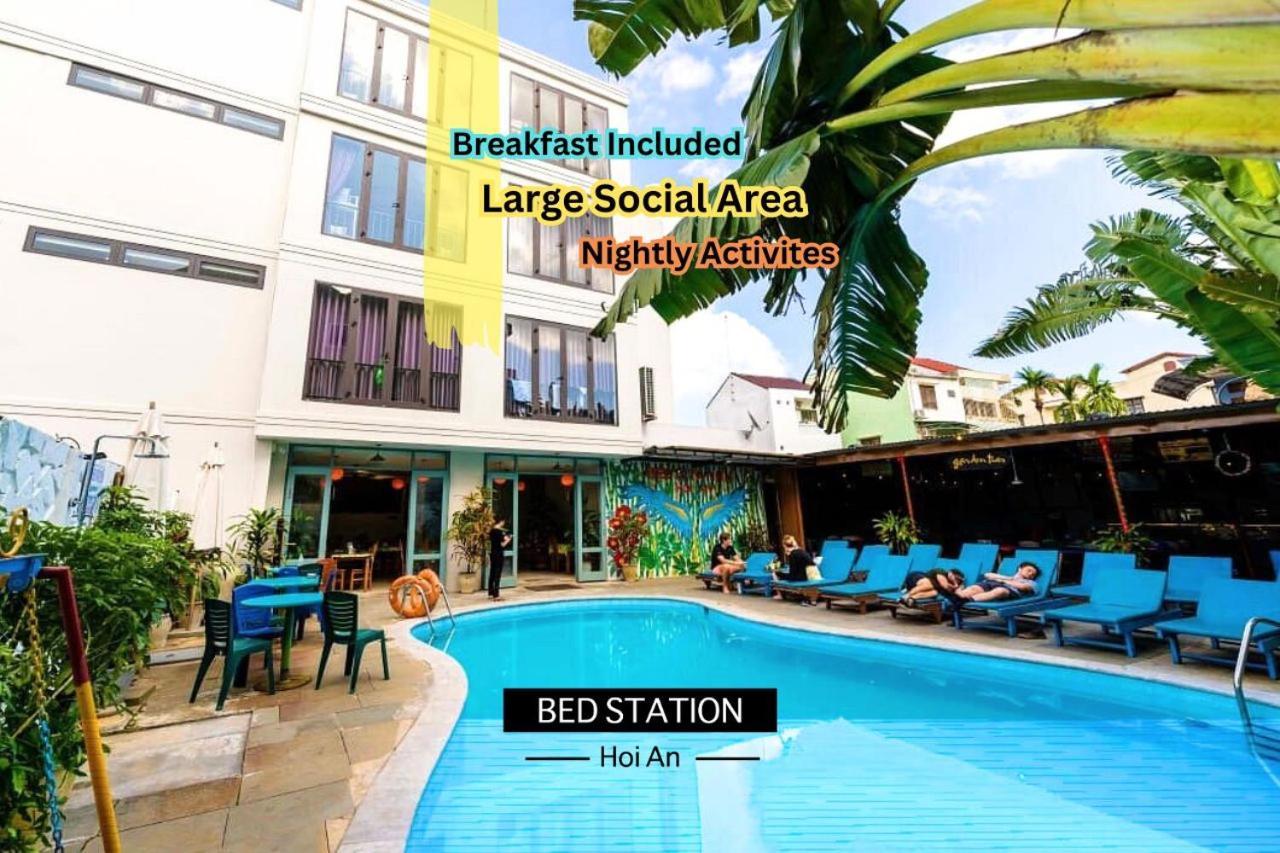 Bed Station Hostel & Pool Bar Hoi An " Former Sunflower" ภายนอก รูปภาพ